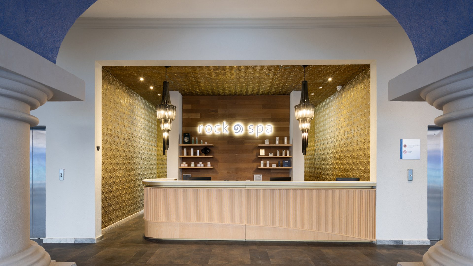 Rock Spa lobby at Heaven lobby