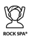 a black background with a white object in the middle