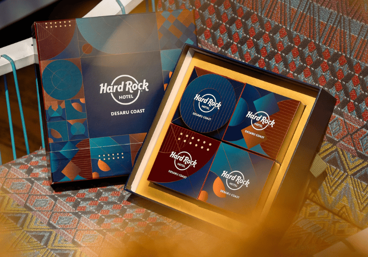 a box with a logo on it
