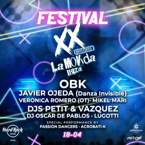 XX Anniversary of La Movida Ibiza