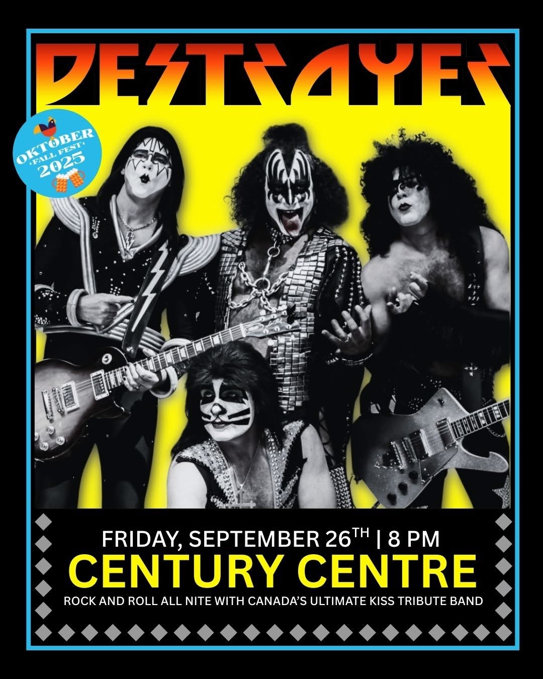 Destroyer Live in Century Centre at 100 Kellogg Lane