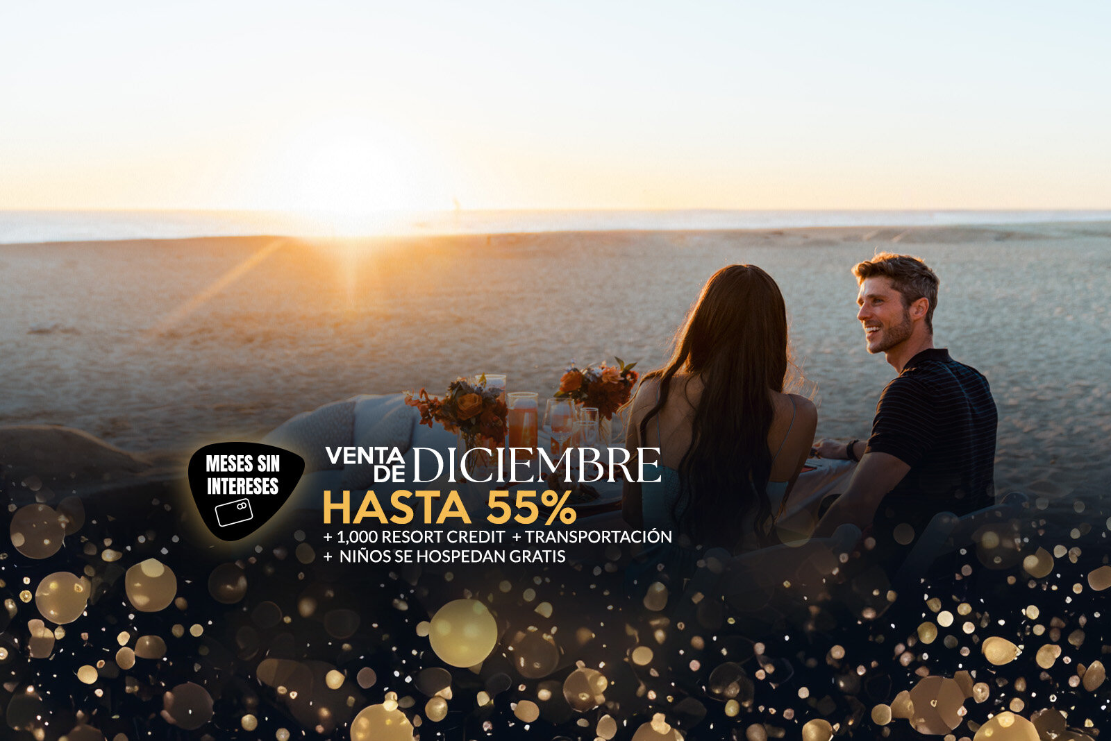 un hombre y una mujer sentados en una playa