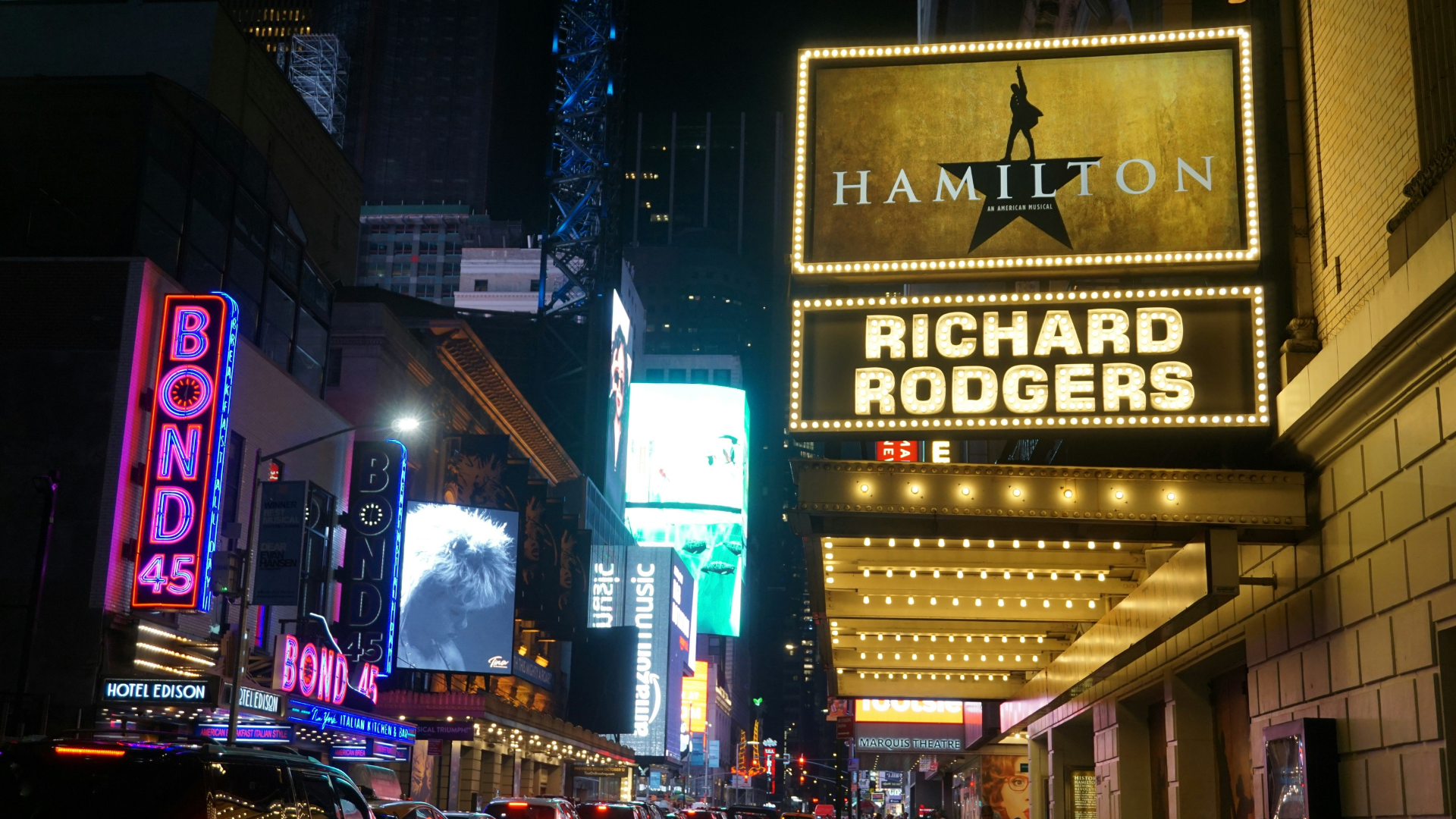 Broadway theater near Hard Rock Hotel New York
