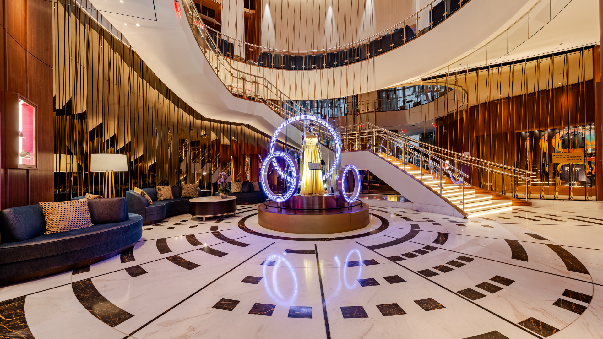 Lobby of Hard Rock Hotel New York