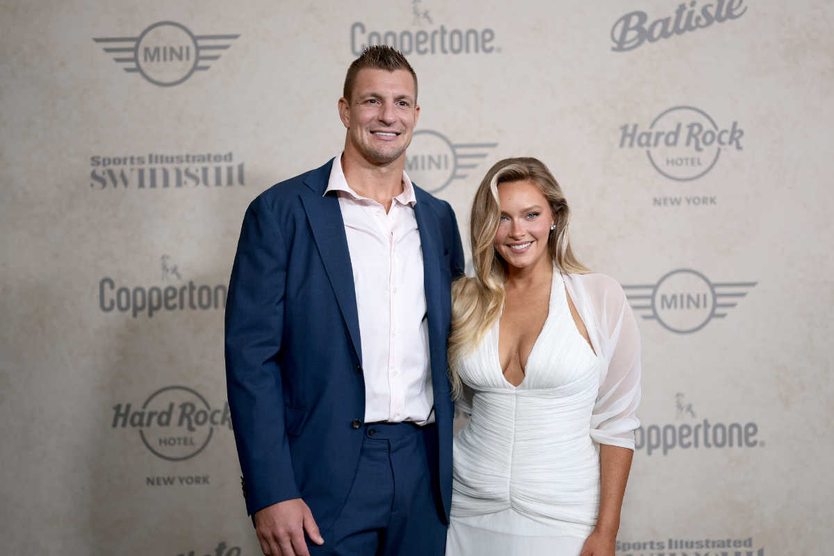 a man and woman posing for a picture