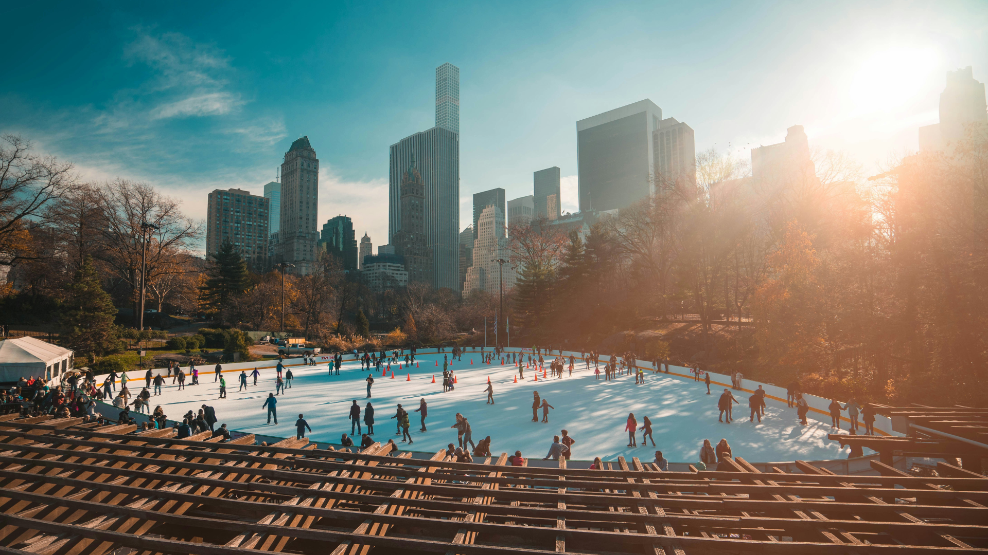 Skating at Wollman Rink