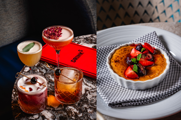 food and drinks at Sessions Restaurant