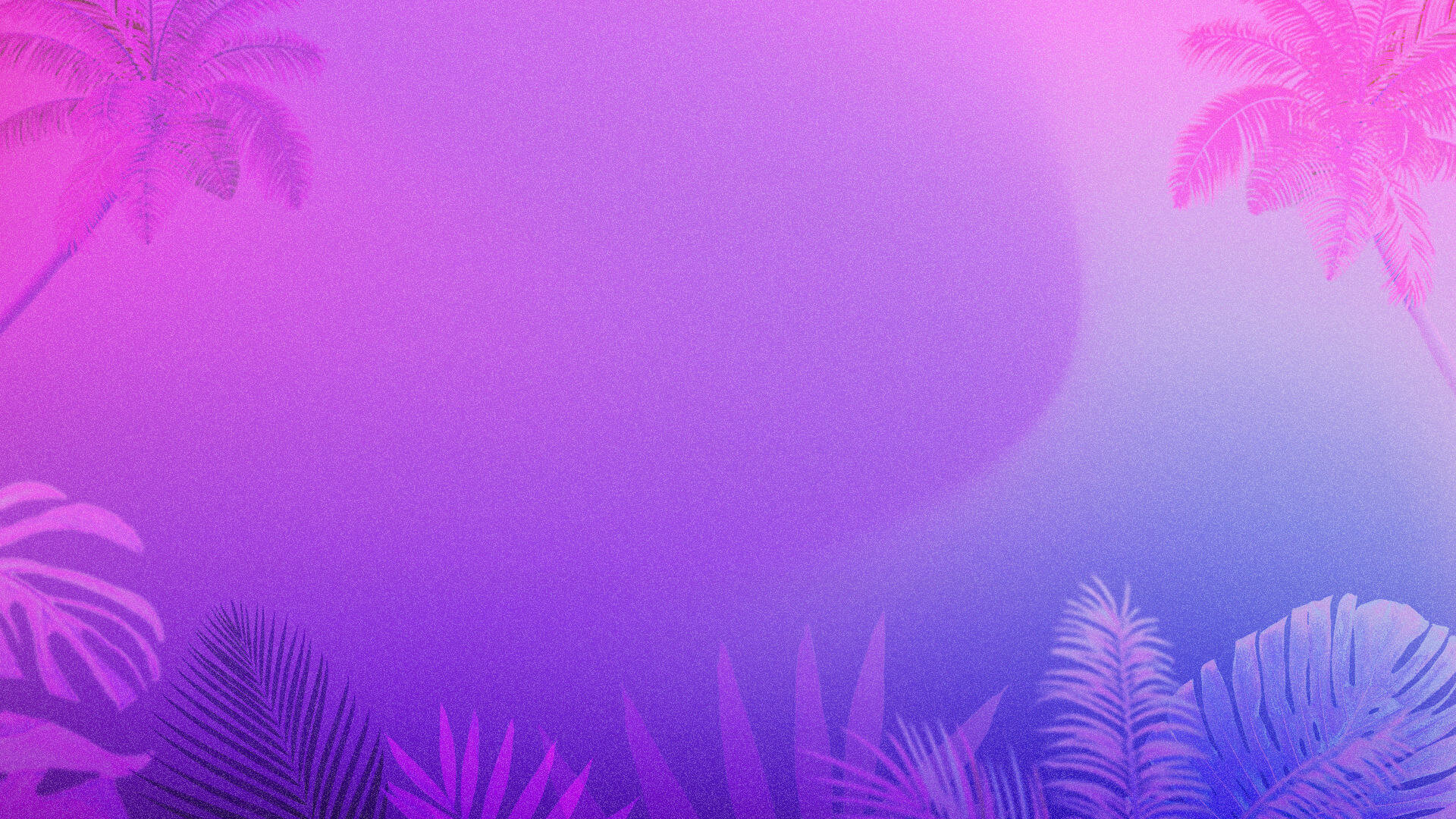un fondo morado y azul con hojas