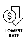 a black background with a black square